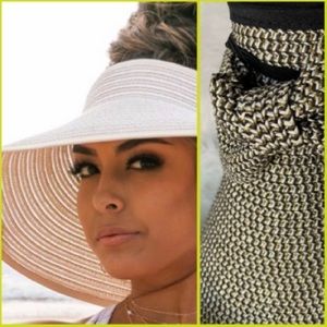 Summer black/gold/white hat